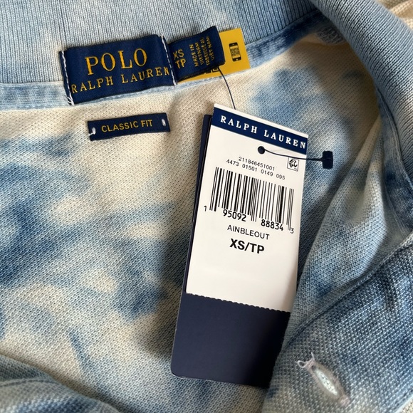 Ralph Lauren Polo Tie-Dye Shirt, Short Sleeve NWT - Picture 7 of 7